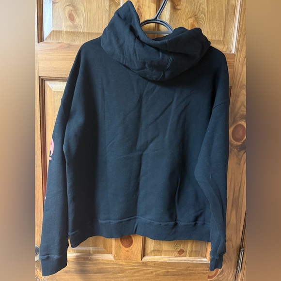 Champion Black and Pink Logo Hoodie - Picture 2 of 3